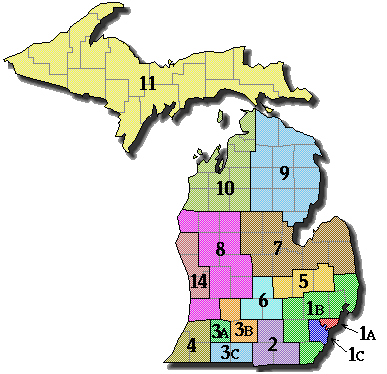 AAA Region Map